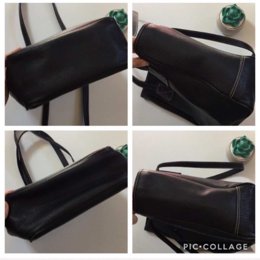 Dooney & Bourke | pebbled leather tote bag in black - Picture 6 of 8